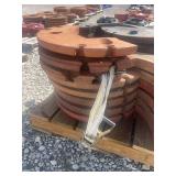 Set of 4 Split Rear Wheel Weights
