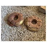 (2) John Deere Wheel Weights