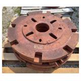 (4) WD9 Rear Wheel Weights