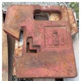 (2) International Harvester Suitcase Weights