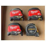 (4) 24ft Tape Measures