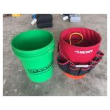 Buckets, Bungee Straps, and Angle Finders