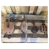 Lot of Blocks and Pulleys