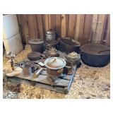 Lot of Kettles and Pots