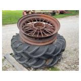 (4) Round Spoke Rims