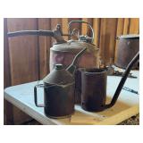 (3) Vintage Oil Cans