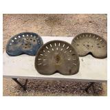 (3) Pressed Steel Pan Seats