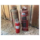Group of Fire Extinguishers