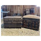 Pair of Wooden Trunks