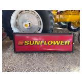 Sunflower Lighted Double Sided Bubble Sign