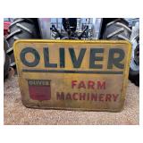 Oliver Farm Machinery Reflective Embossed Single Sided Sign