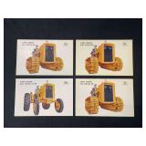 (4) John Deere 440 Industrial Postcards