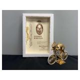 John Deere Deer on Bicycle Gold Nashville NIB