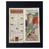 1931 John Deere Tractor Performance Sales Literature