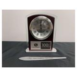 (2) John Deere Seeding Group Clock + Ruler