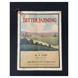 1911 John Deere Better Farming Catalog
