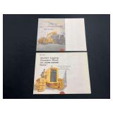 (2) John Deere Industrial Sales Literature