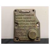 John Deere Type E Engine Cover Plate
