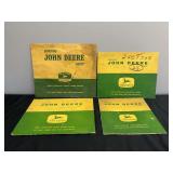(4) John Deere Parts Envelopes