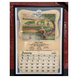 1943 John Deere Calendar Framed