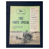 1962 John Deere Parts Special Catalog