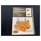 1958 John Deere 430 Industrial Crawler Sales Literature