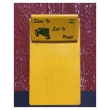 John Deere Metal Clipboard
