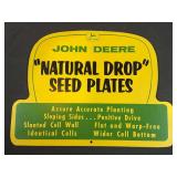John Deere “Natural Drop” Seed Plates DS Masonite Sign