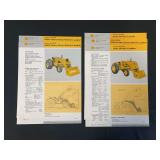 (5) John Deere Industrial Tractor Spec Sheets