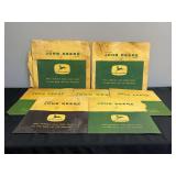 (7) John Deere Parts Envelopes