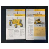 (4) John Deere Industrial Spec Sheets