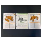 (3) John Deere Crawler + Tractor Spec Sheets