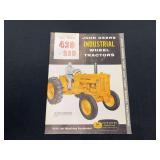 1958 John Deere 430 + 300 Industrial Tractor Sales Literature