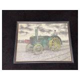 John Deere Tractor Print