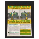 M&W John Deere 5010-5020 Caterpillar Repower Sales Literature