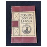 1911 Deere & Mansur Farmers Pocket Ledger