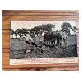Emerson Brantingham Sulky Plow Postcard