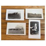 (4) Emerson Brantingham Big 4 Tractor Photo Postcards