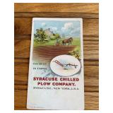 Syracuse Chilled Plow Co. Postcard
