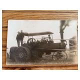Case Steam Engine Photo Postcard