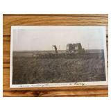 Emerson Brantingham Big 4 Tractor Photo Postcard
