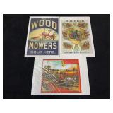 (3) Wood, P.P. Mast, Walter A. Wood Prints