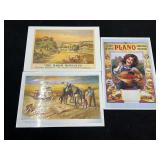 (3) Plano, Champion, Marsh Prints