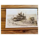 Cletrac Crawler With Combine Photo