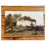 Portable Steam Engine Photo Postcard