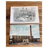 (2) Chattanooga Plow + Bidwell Thesher Postcards