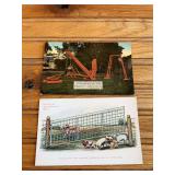 (2) Peerless Gate + Sterling Elevator Postcards