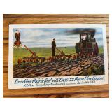 Case Steam Engine Postcard