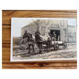 Horse Drawn Wagon Photo Postcard