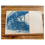 Steam Engine Wreck Photo Postcard